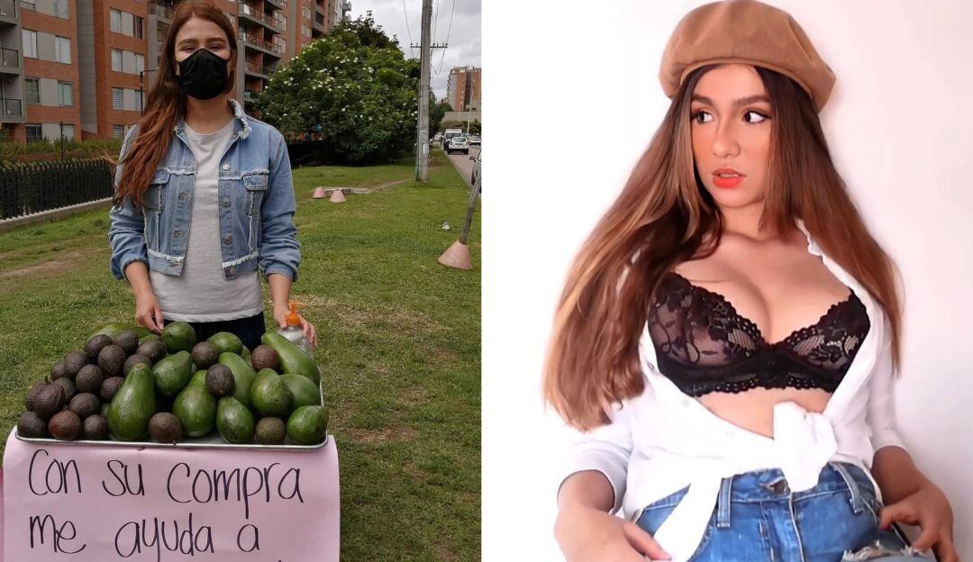 Michelle Polanco, la joven que vende aguacates para pode rpagarse una carrera universitaria.