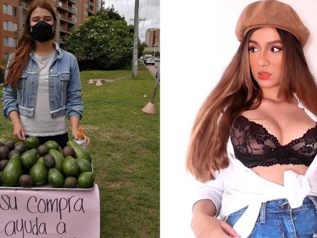 Michelle Polanco, la joven que vende aguacates para pode rpagarse una carrera universitaria.