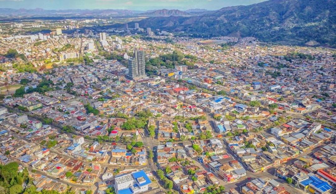 Vista aerea de Ibagué 