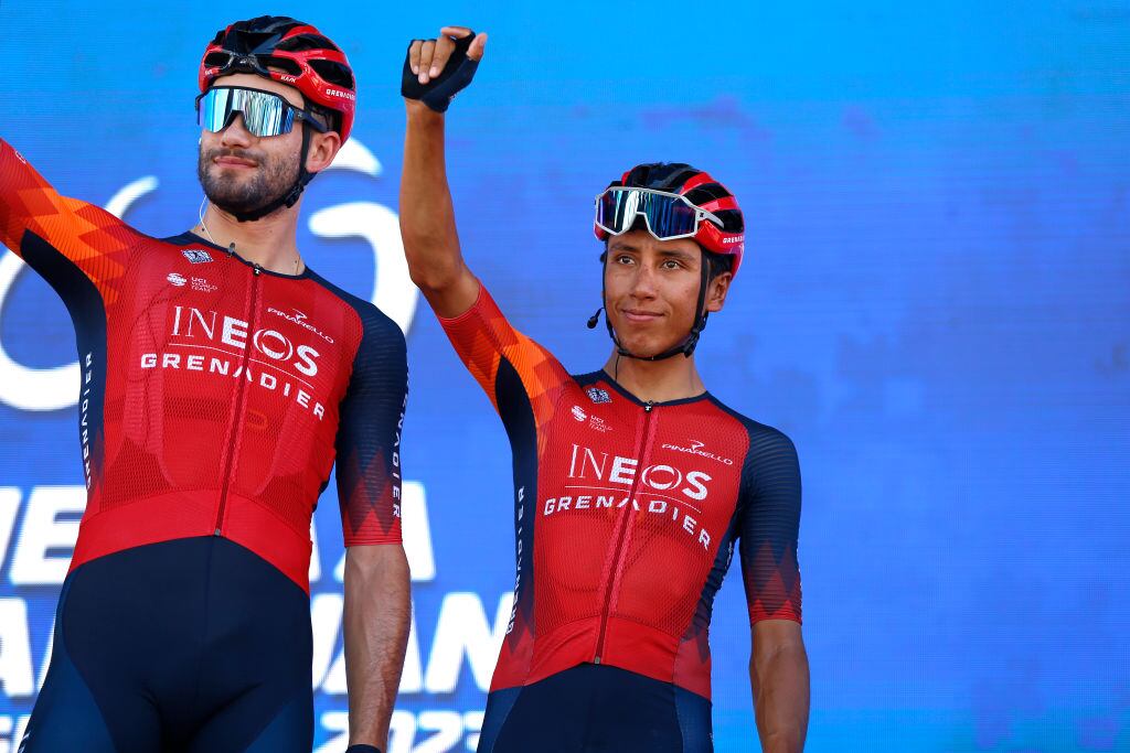 Egan Bernal, pedalista del INEOS. (Photo by Maximiliano Blanco/Getty Images)