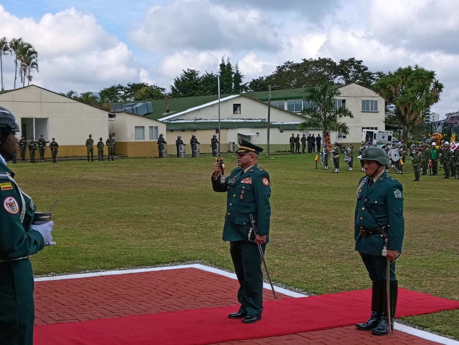 Coronel Julián Andrés Arango Betancourt, nuevo comandante de la Octava Brigada del Ejército. Foto: Adrián Trejos