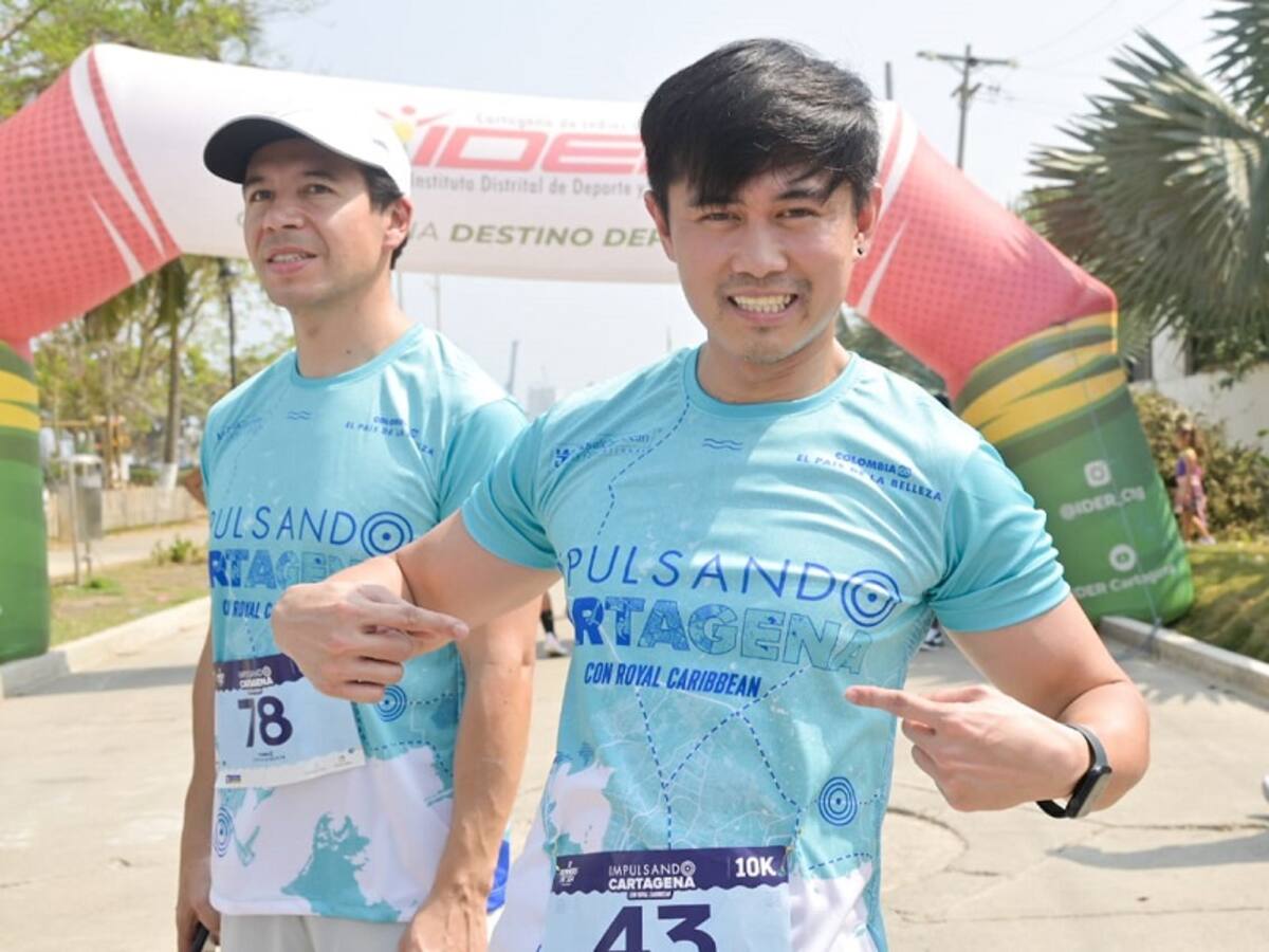 Cartagena recibió carrera con participación de cruceristas de Royal Caribbean