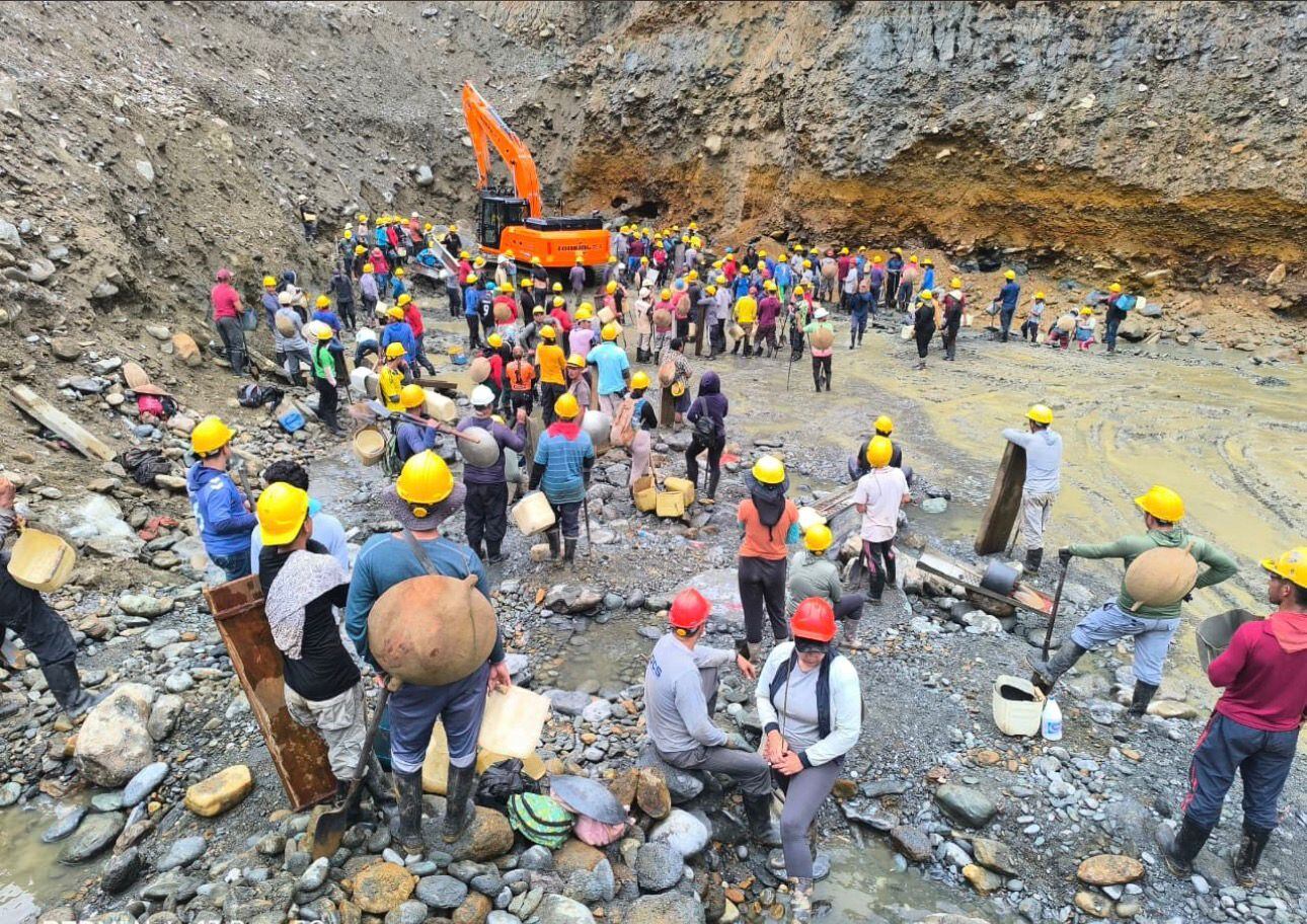 Minería ilegal en Briceño