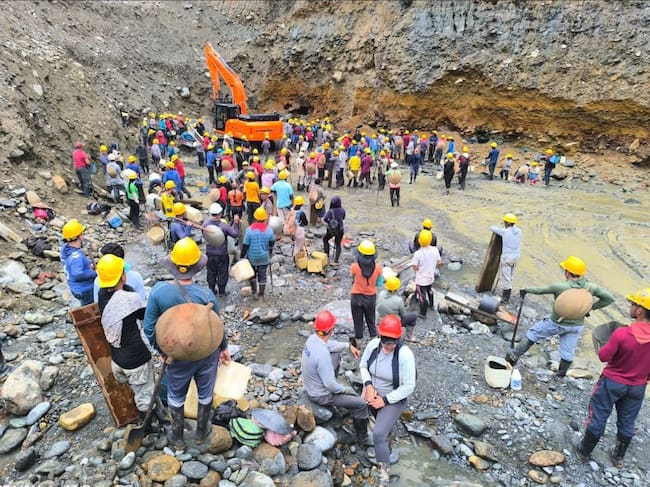 Minería ilegal en Briceño