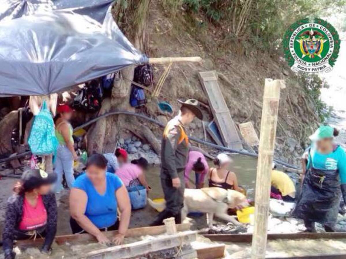 Capturan a 44 personas que ejercían minería ilegal