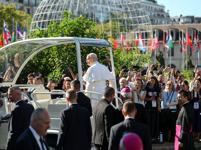 Papa León XIV en Francia. 25 de septiembre de 2026. Foto: Getty Images.
