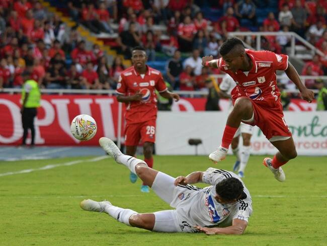 América enfrentó a Junior en el estadio Pascual Guerrero. (Colprensa- Raúl Palacios-El País)