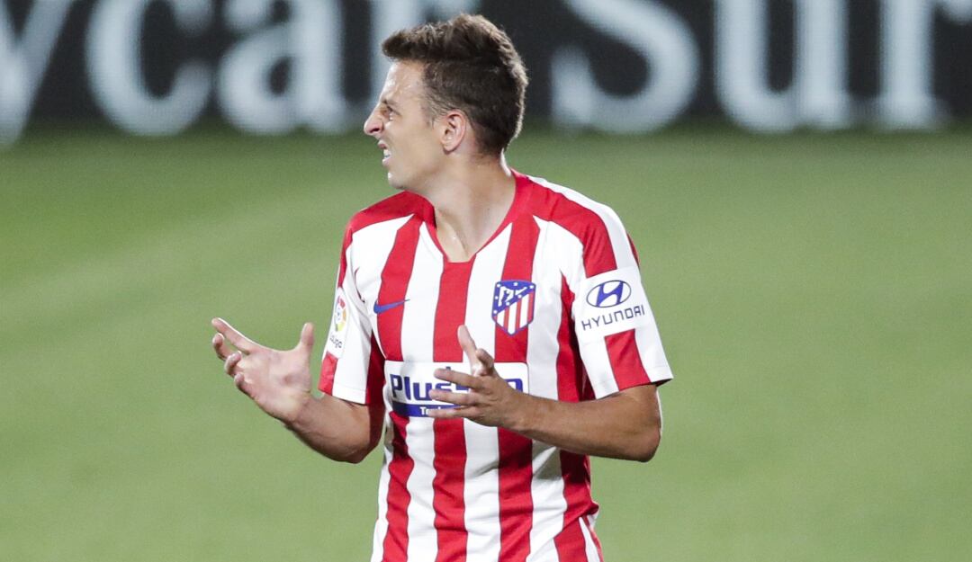 Santiago Arias durante su segunda temporada con el Atlético de Madrid.