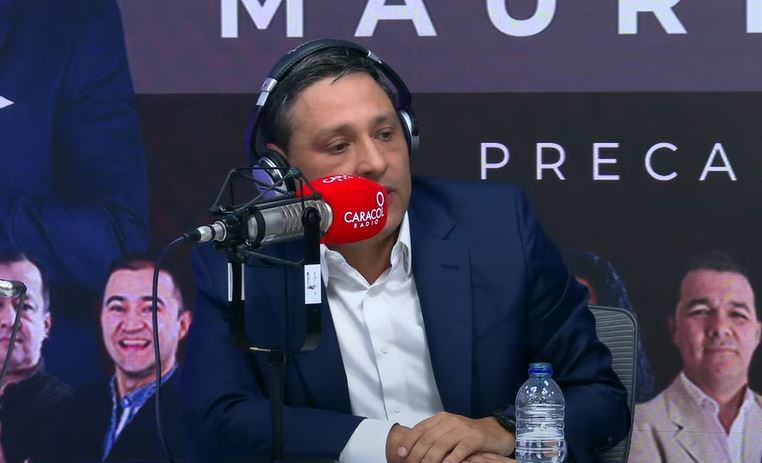 Mauricio Lizcano en Sin Anestesia. / Caracol Radio