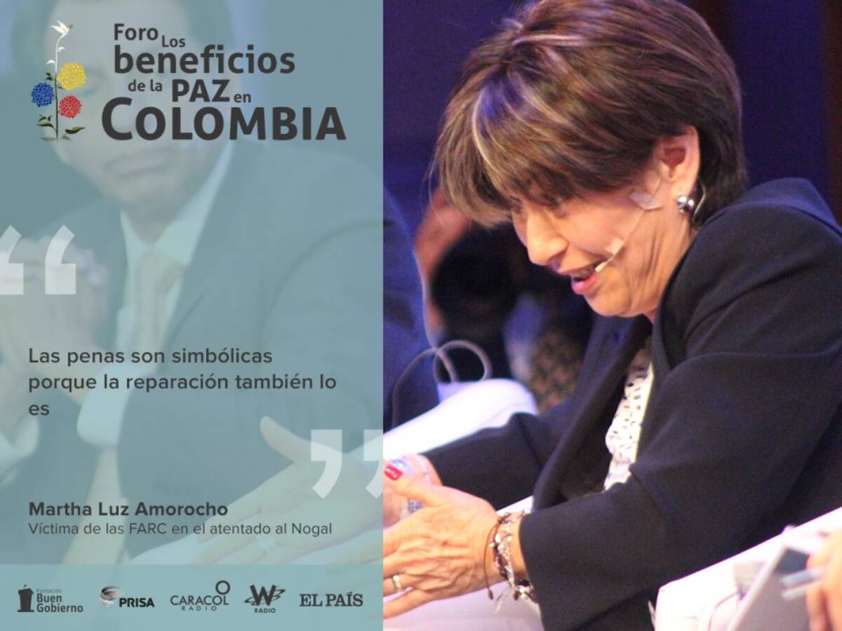 Martha Luz Amorocho, quien es víctima de las Farc, envió un mensaje muy fuerte a los colombianos al comunicarles que es la hora de perdonar, pasar la página y seguir adelante.