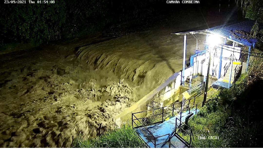 Bocatoma del río Combeima en Ibagué