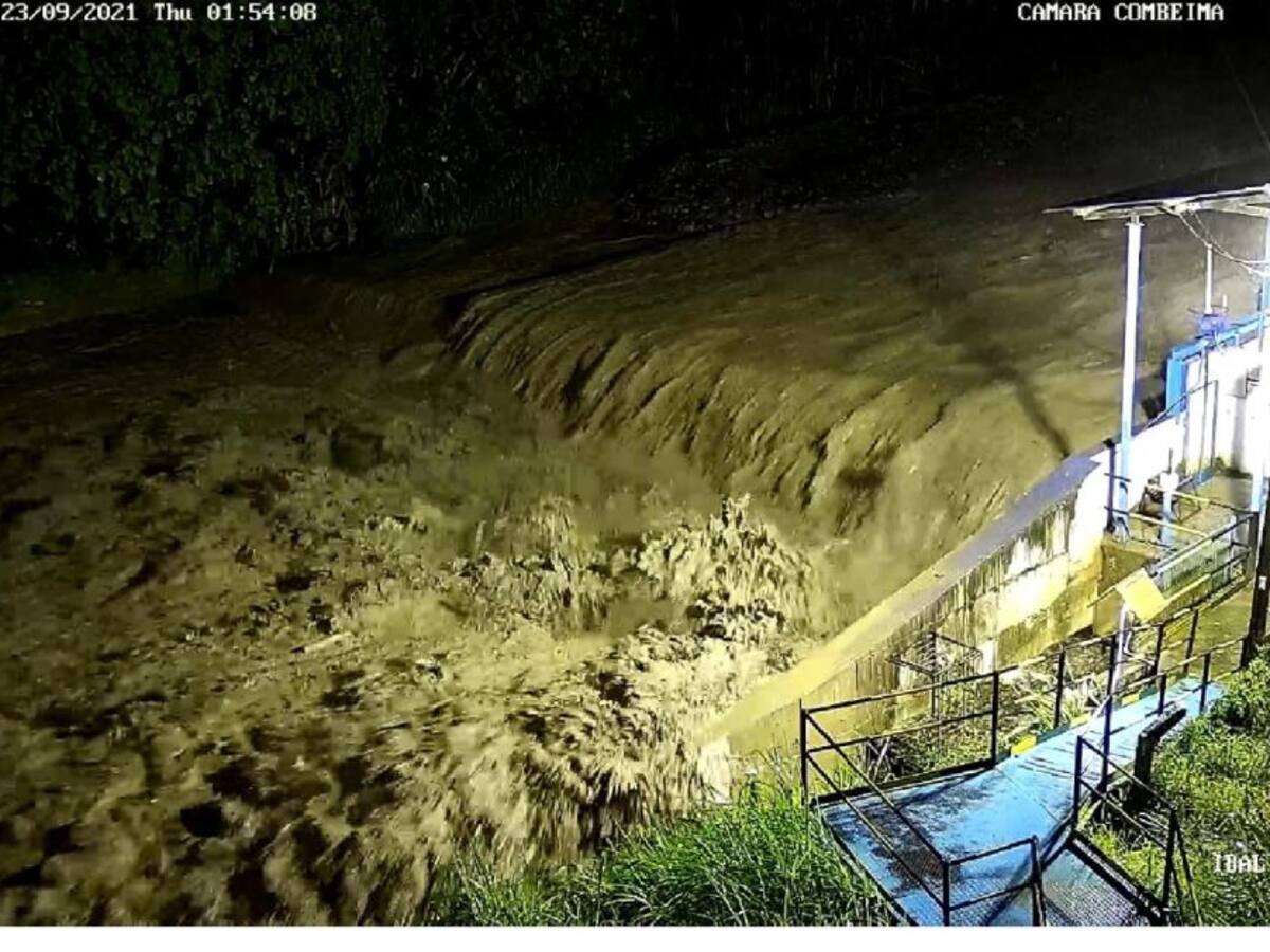 Alerta en el Cañon del Combeima por lluvias torrenciales