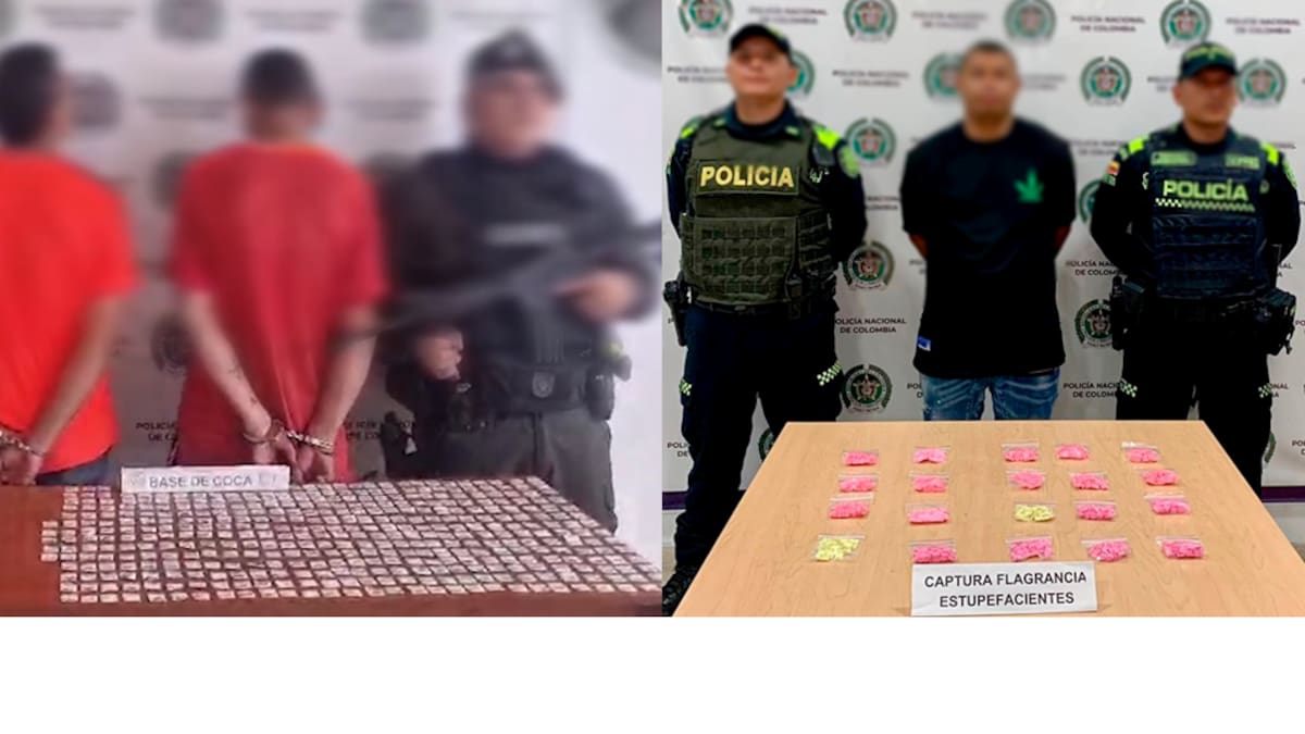 Incautan 1.000 pastillas de éxtasis y 5.000 dosis de otras drogas en Pereira
