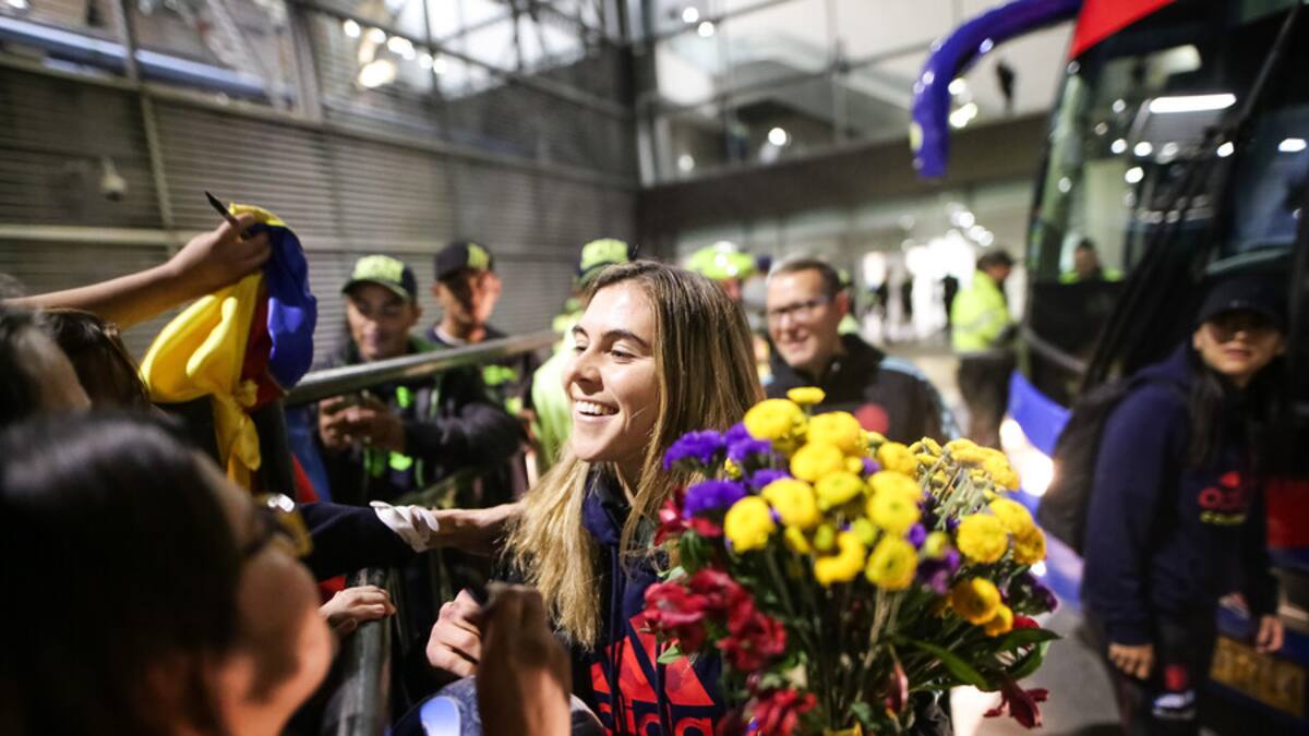 La Selección Colombia ya está en el país, luego de su participación en el Mundial Femenino