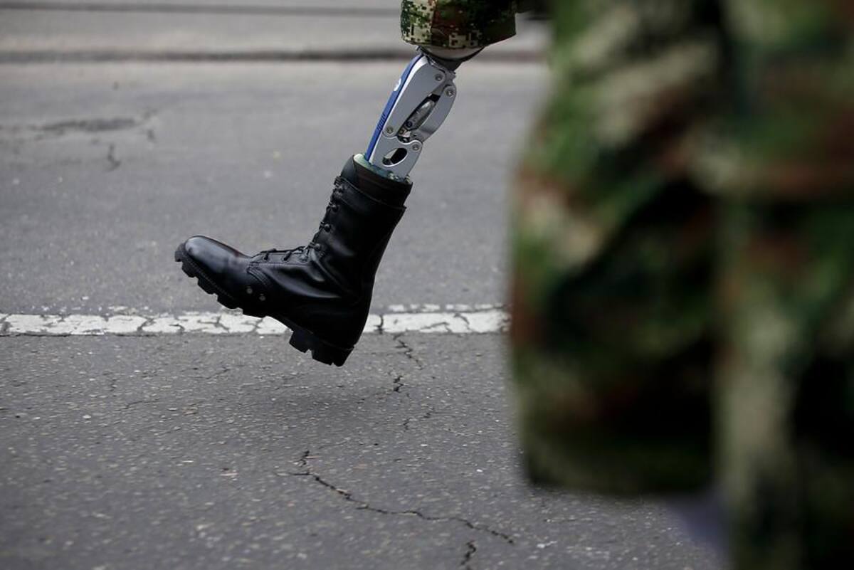 Miles de bogotanos salieron a las calles a observar el desfile del 20 de julio que realizan las Fuerzas Armadas Colombianas.