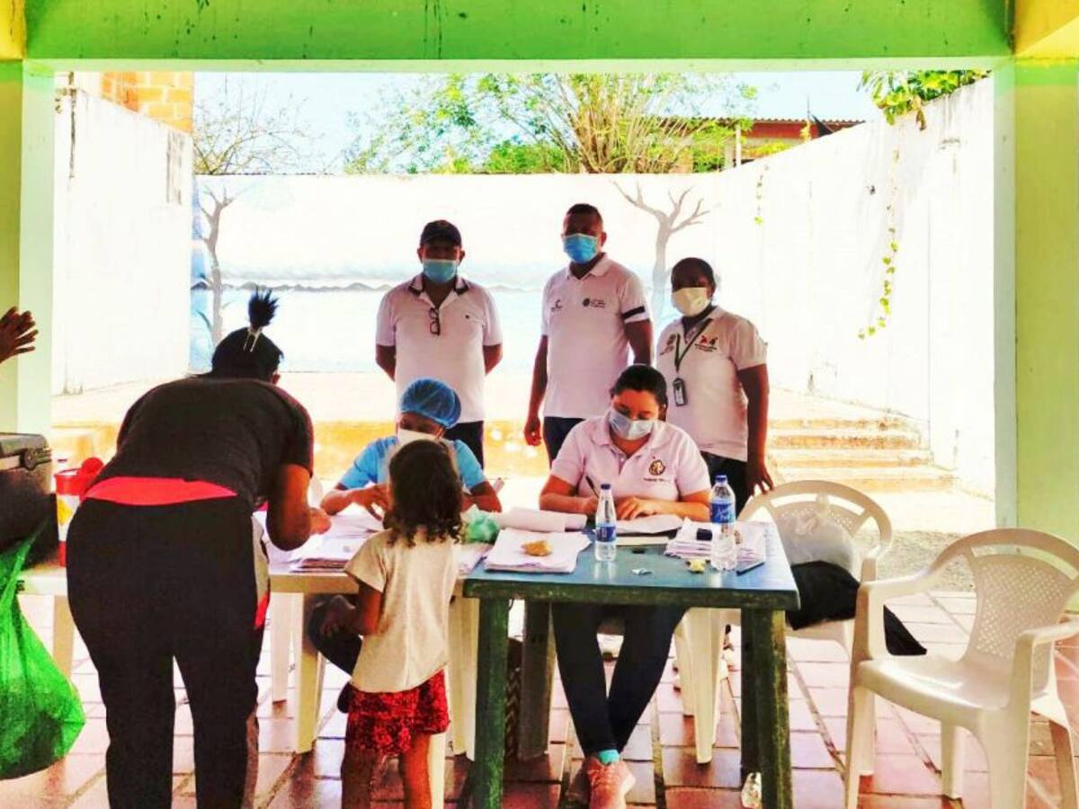 400 residentes de Bayunca y Olaya Ricaurte fueron vacunados contra COVID-19