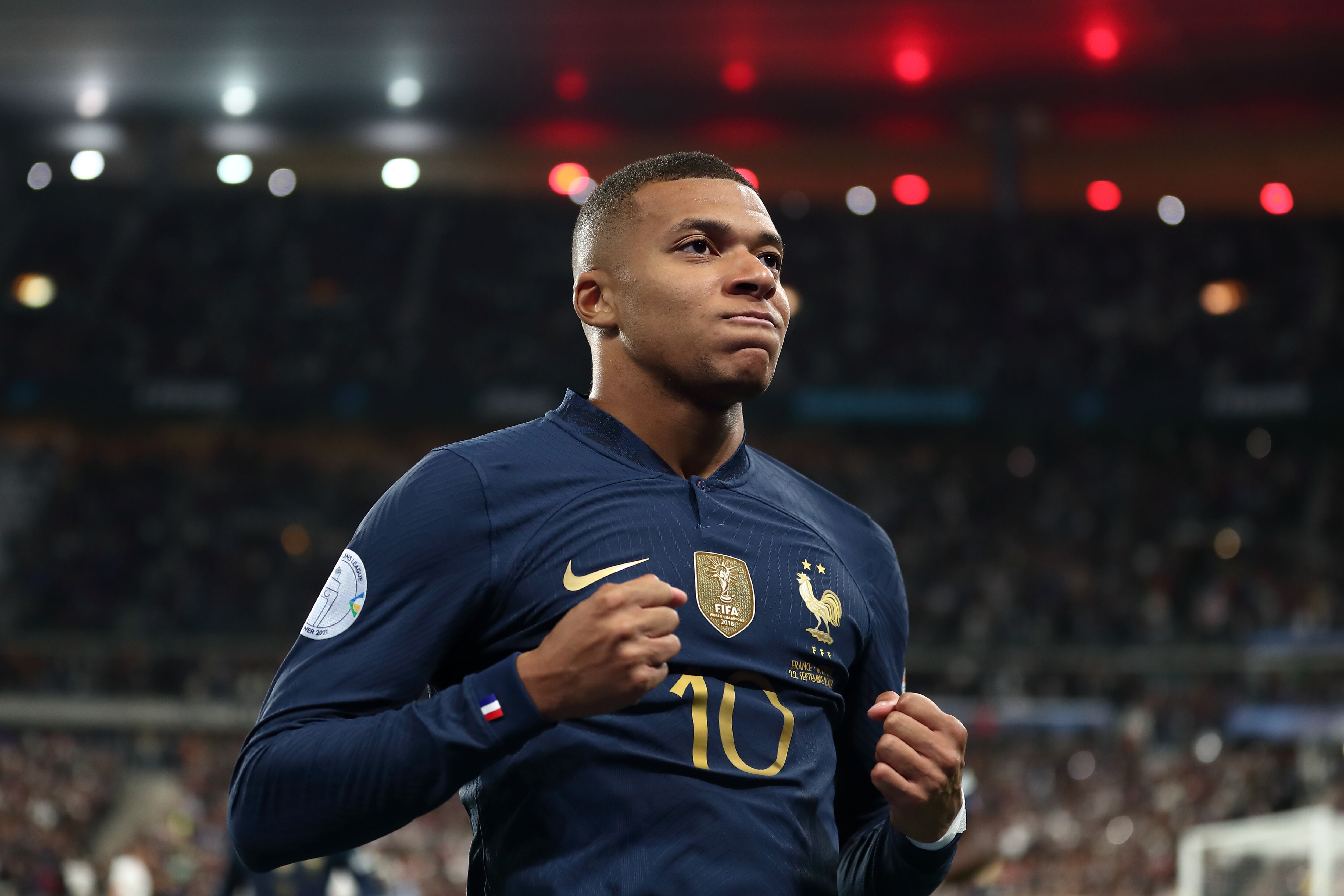 Kylian Mbappé brilló en la victoria de Francia sobre Austria en la Liga de Naciones.