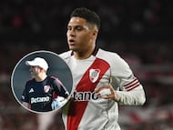 Juan Fernando Quintero, en duda para continuar en River Plate: dejó fuerte mensaje contra su técnico / Getty Images