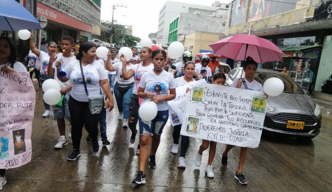 Plantón de las familias afectadas
