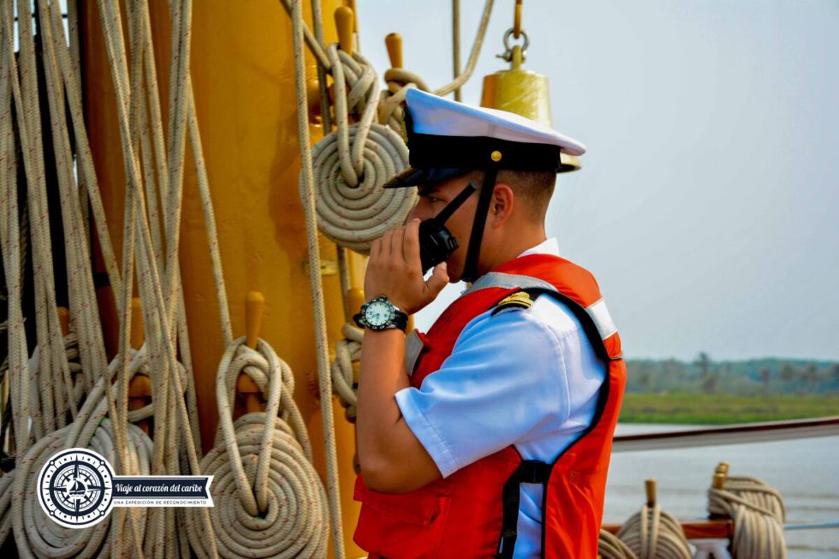 A bordo del Buque Gloria