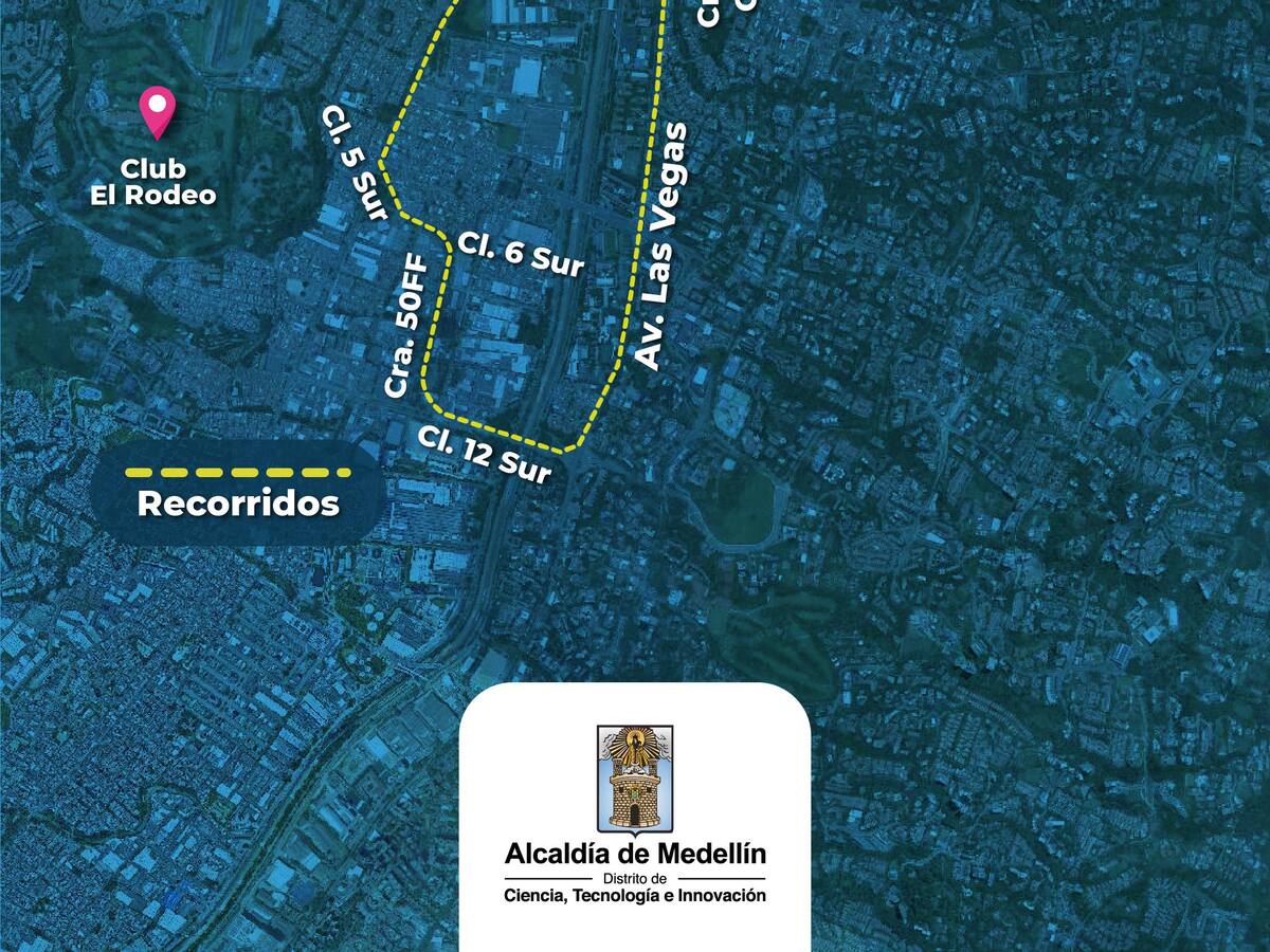 Cierres viales en Medellín durante este fin de semana por eventos culturales