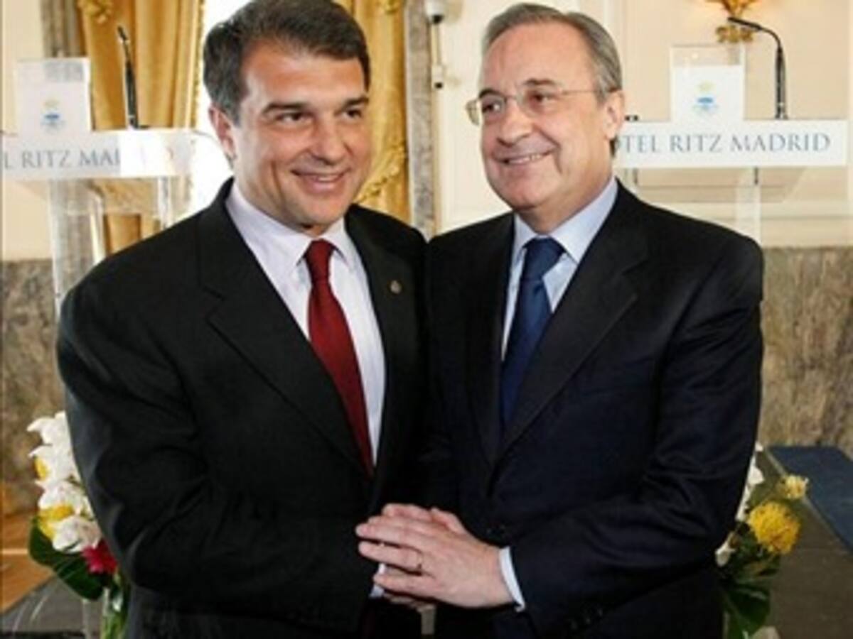 El presidente del Real Madrid dice que haran todo los posible para que el Barcelona se encuentre como en casa si juega la final de la Champions