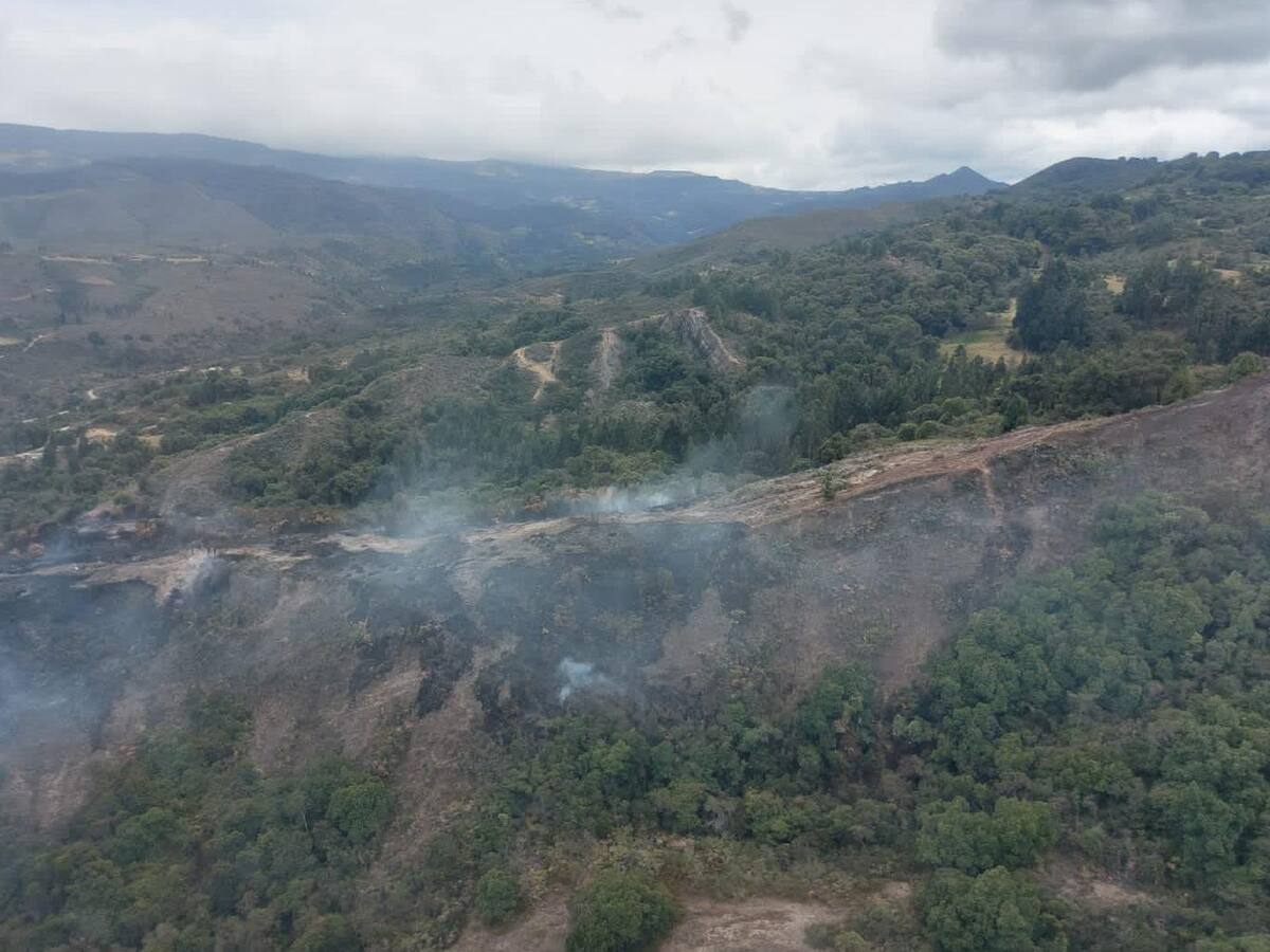 Más de 10 incendios se han registrado este año entre Tinjacá, Ráquira y Villa de Leyva