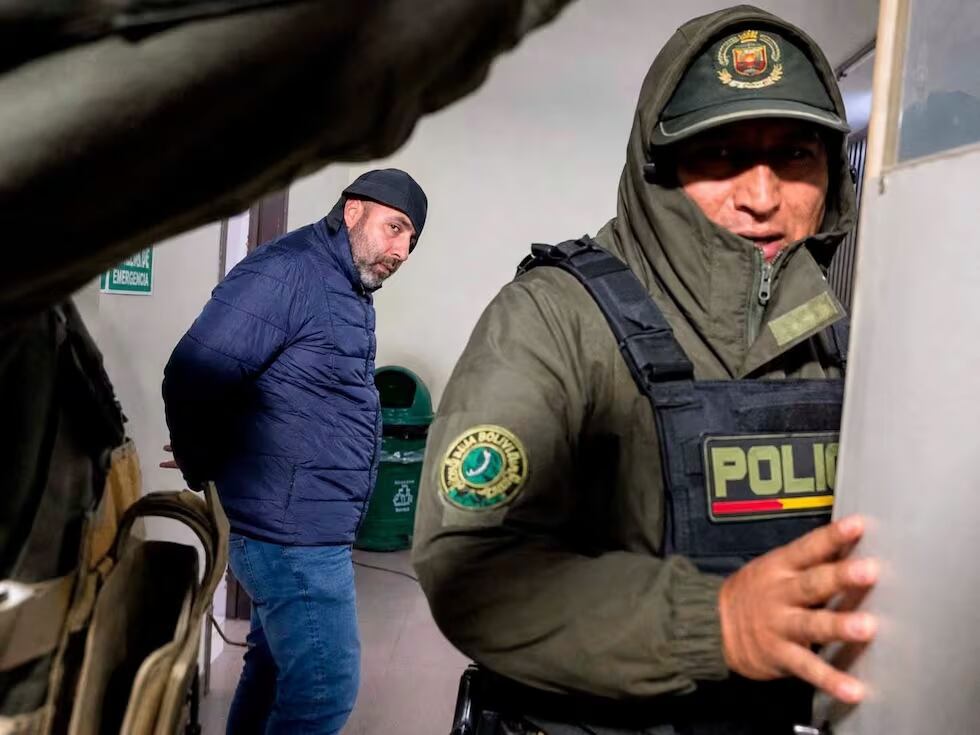 Momento de detención de Fernando Cerimedo en Bolivia.
(Foto:   Cortesía)