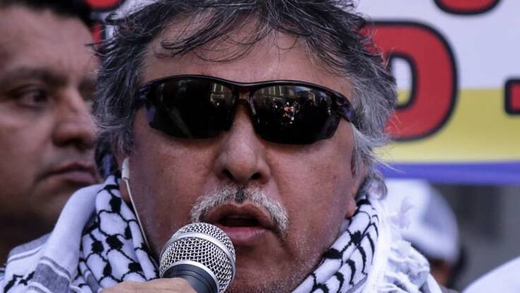 Santrich habla desde su sitio de detención