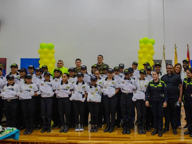 40 niños se gradúan de la Cátedra del Buen Ciudadano en María La Baja