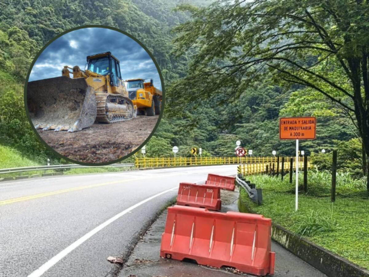 Siguen cerradas la transversal del Sisga y la vía del Cusiana por fuertes lluvias