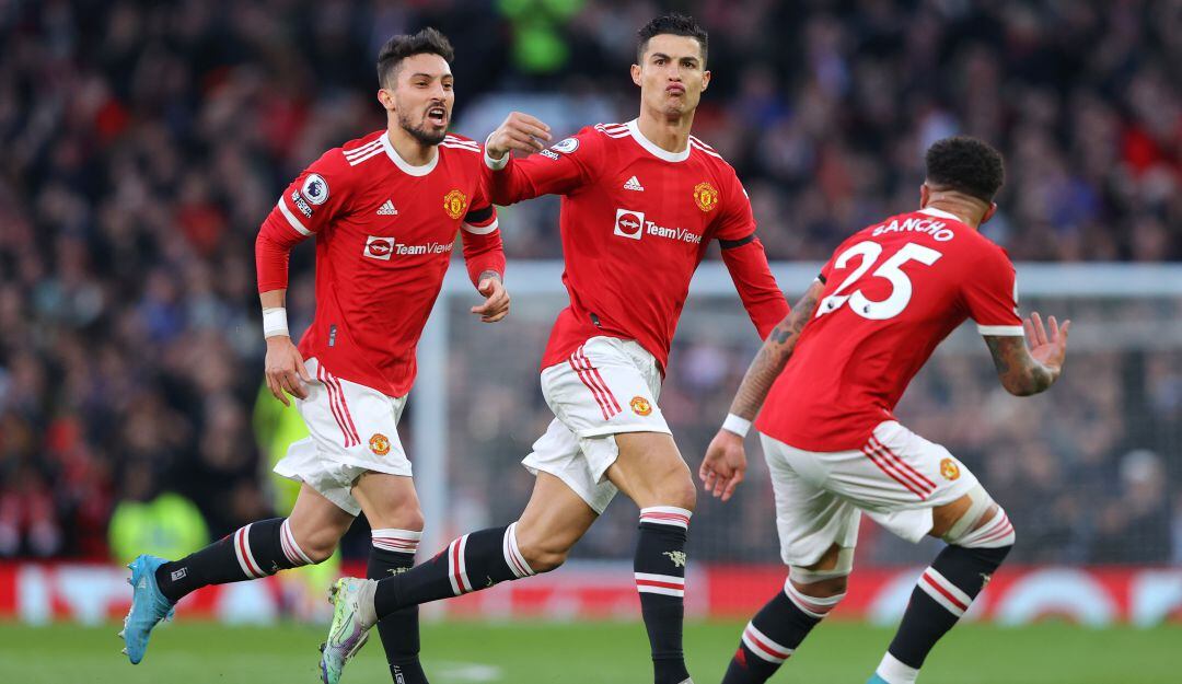 Cristiano Ronaldo celebra su gol ante Tottenham
