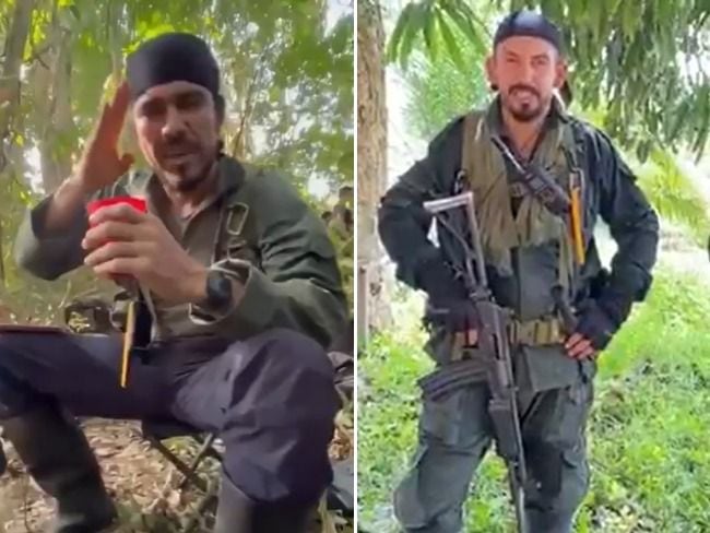 Alias  Jhon Mechas y alias Richard de las disidencias que están en proceso de paz con el Gobierno