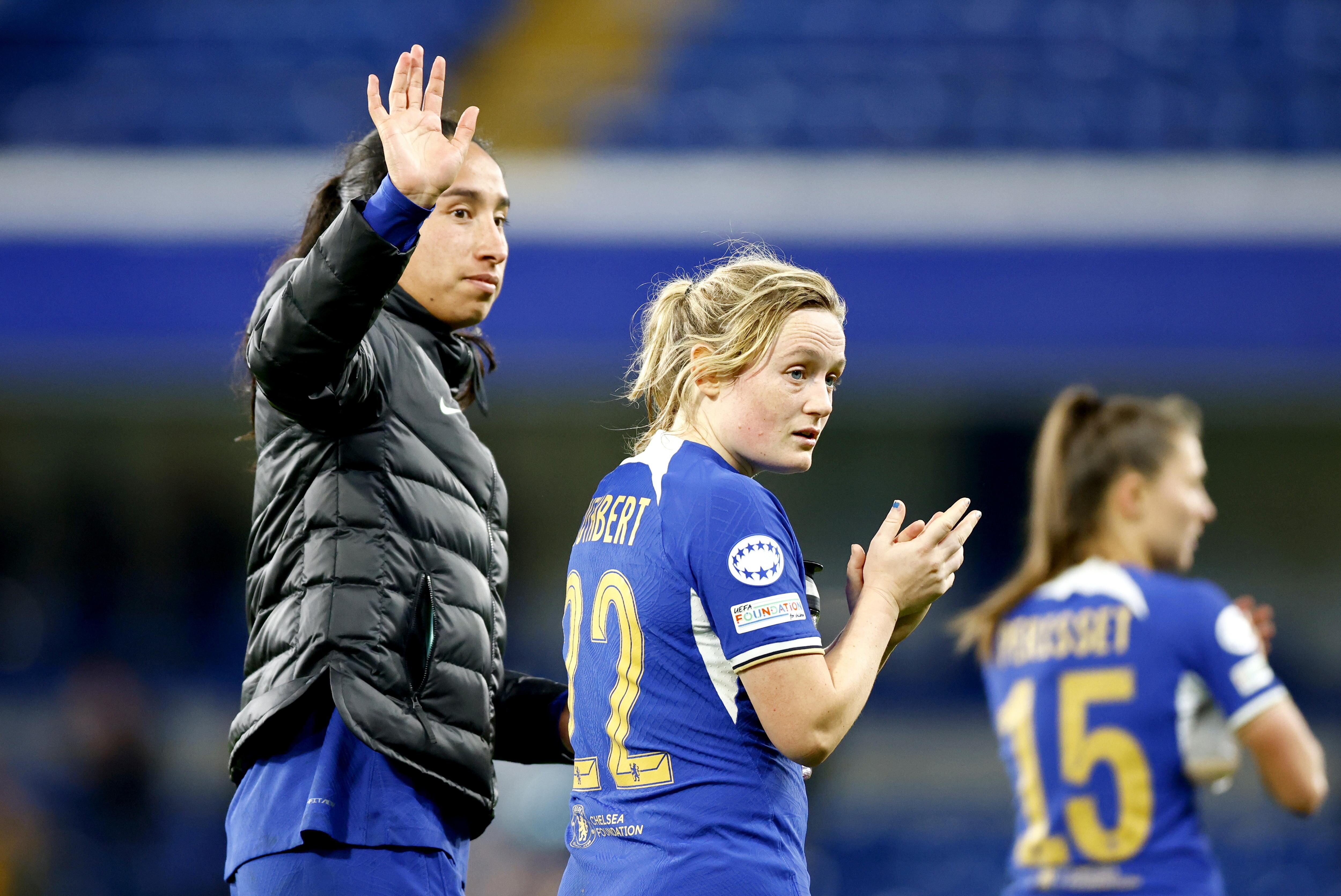 Mayra Ramirez. (Liga de Campeones, Reino Unido, Londres) EFE/EPA/TOLGA AKMEN