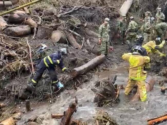 Busqueda de Javier Velilla en la vía a La Calera