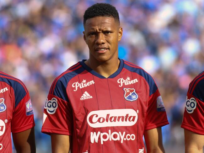 Yairo Moreno, futbolista del Independiente Medellín. (Photo by Daniel Garzon Herazo/NurPhoto via Getty Images).