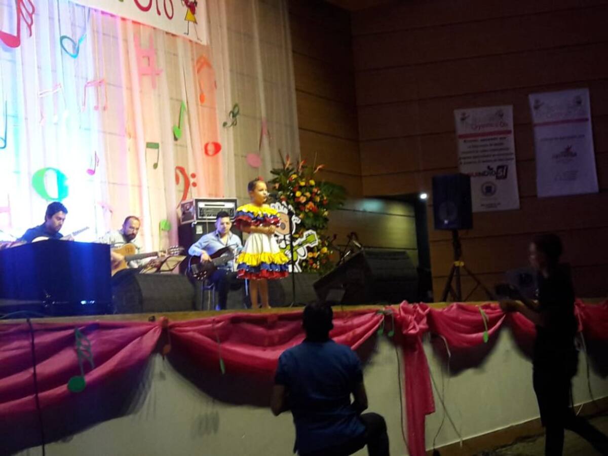 Hanna Saldarriaga Pescador  de 6 años de edad del Quindío invitada