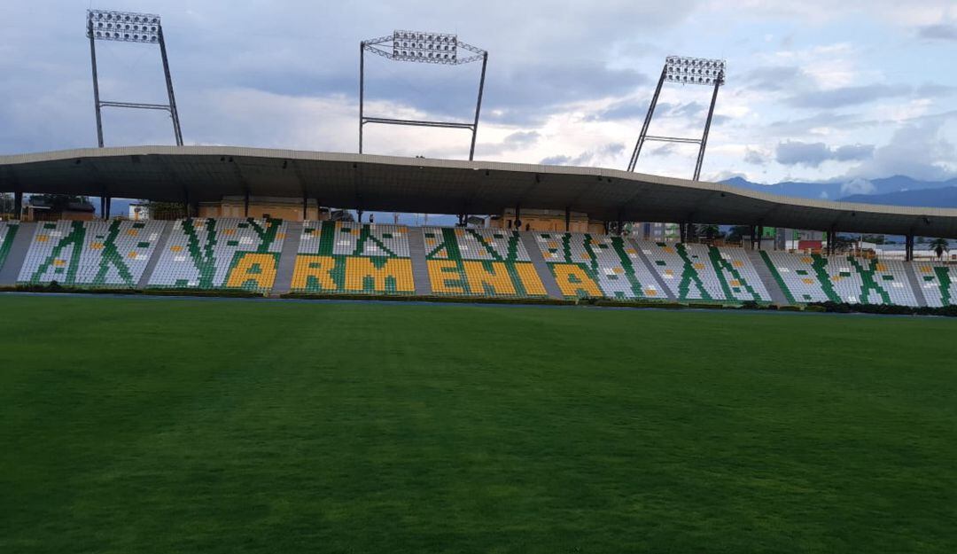 Estadio Centenario de Armenia  a punto para el pre olímpico de fútbol
