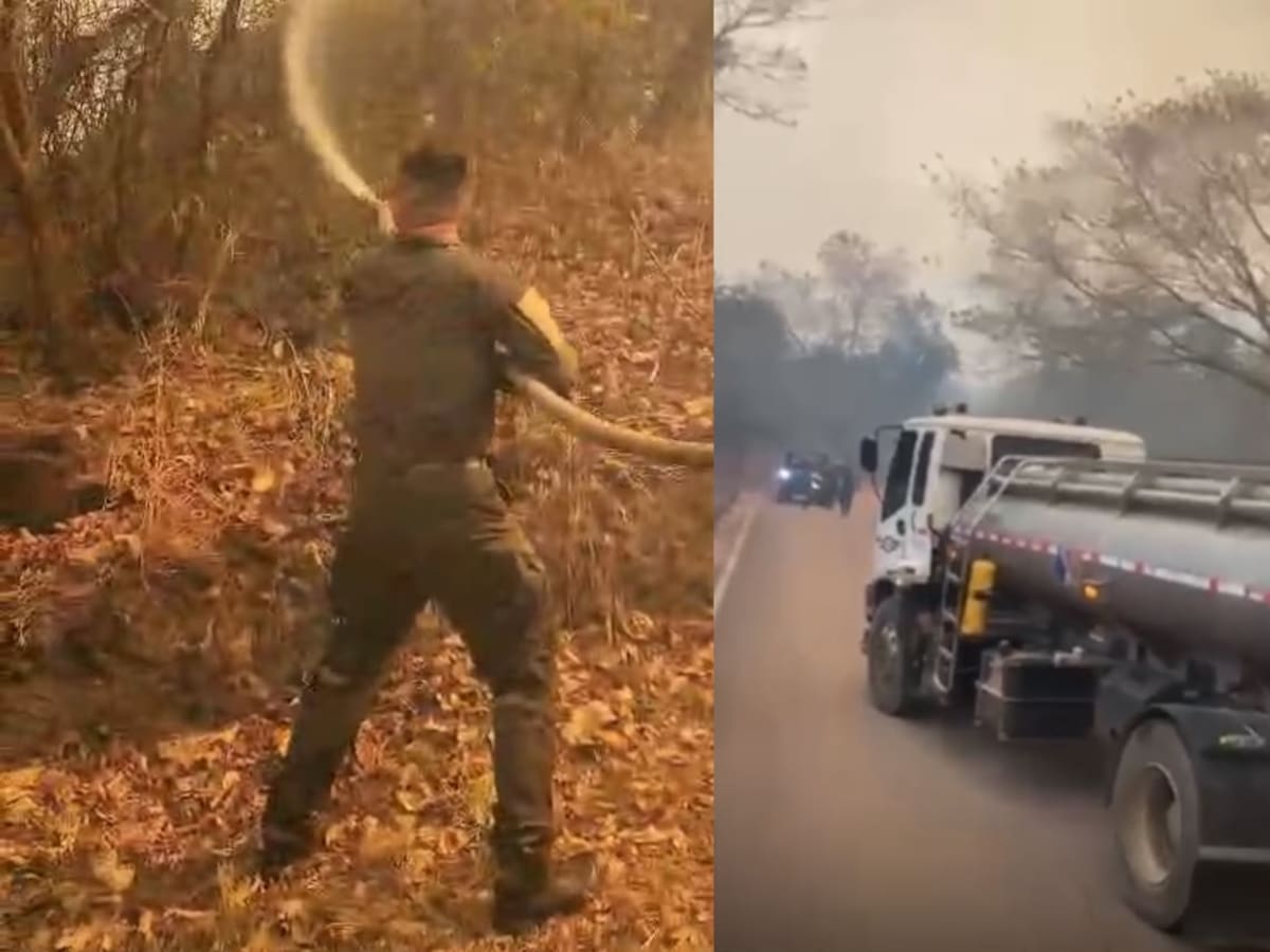 Alarma por incendio en la escuela de la Policía en San Luis: hay 15 más activos en el Tolima