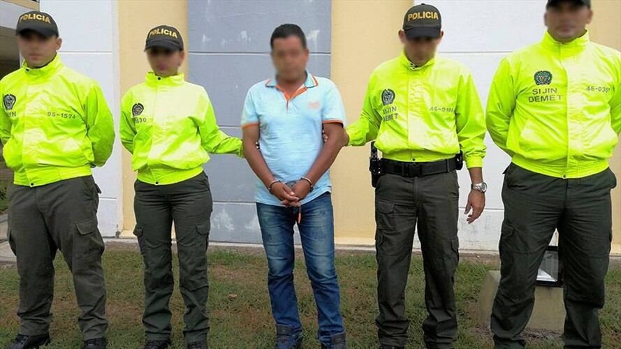Alias Dairon . Foto: Policía Nacional