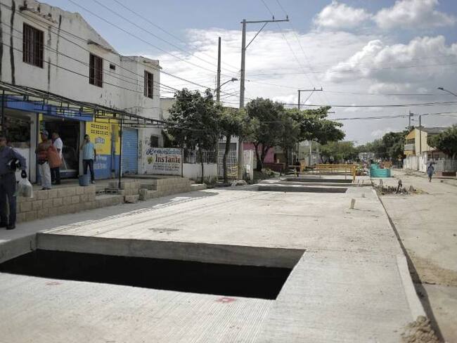 Obras del canal Emiliano Alcalá en el sur de Cartagena avanzan en un 60%