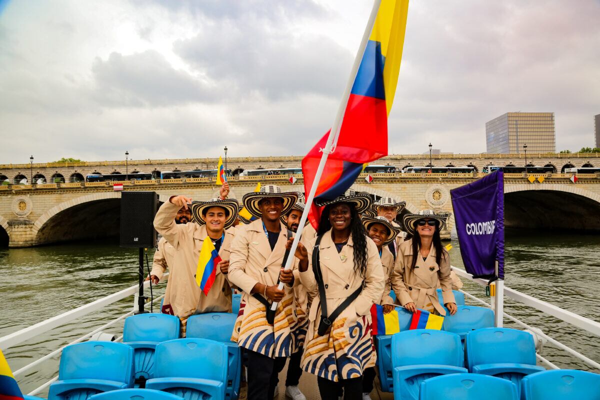 Inaguración olimpicos delegación de Colombia/ Comite Olímpico colombiano