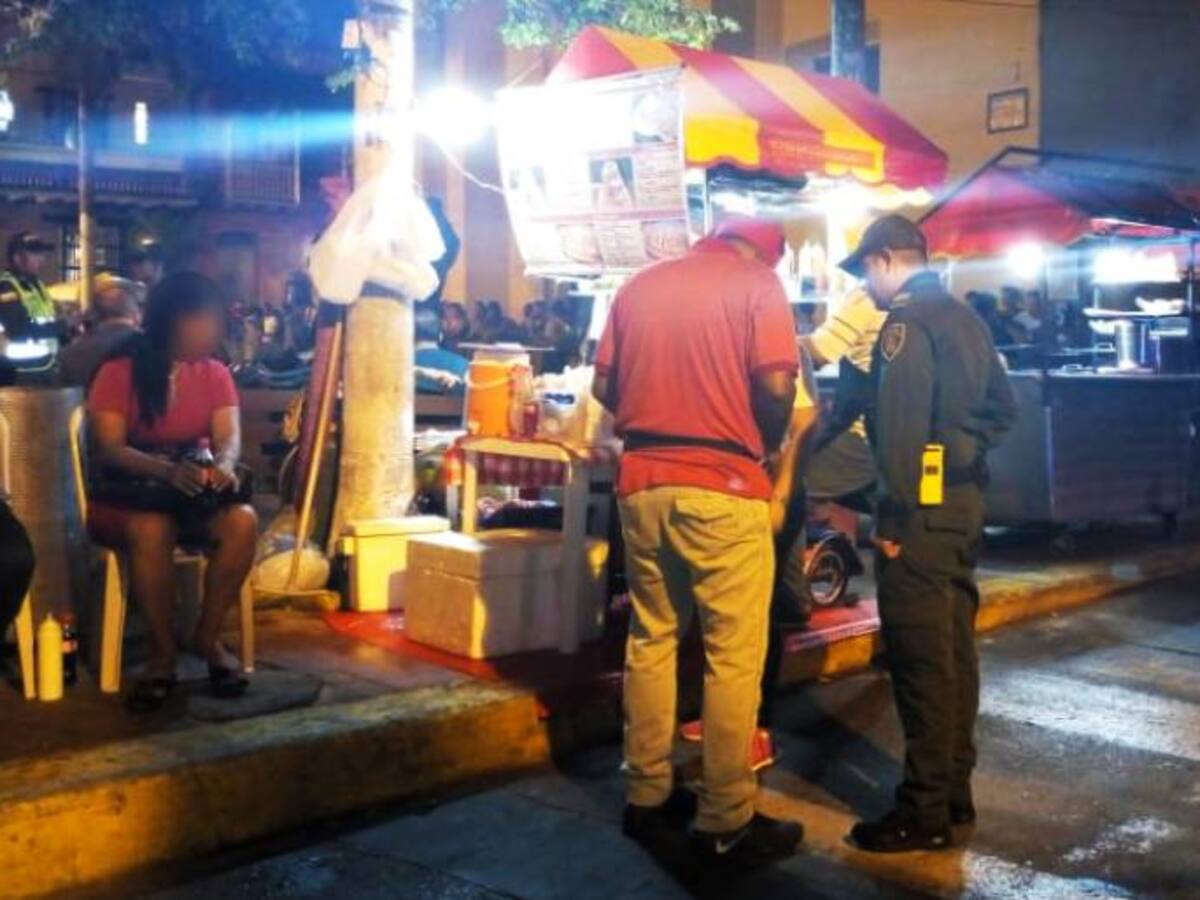Operativos para recuperar espacio público en Centro Histórico de Cartagena
