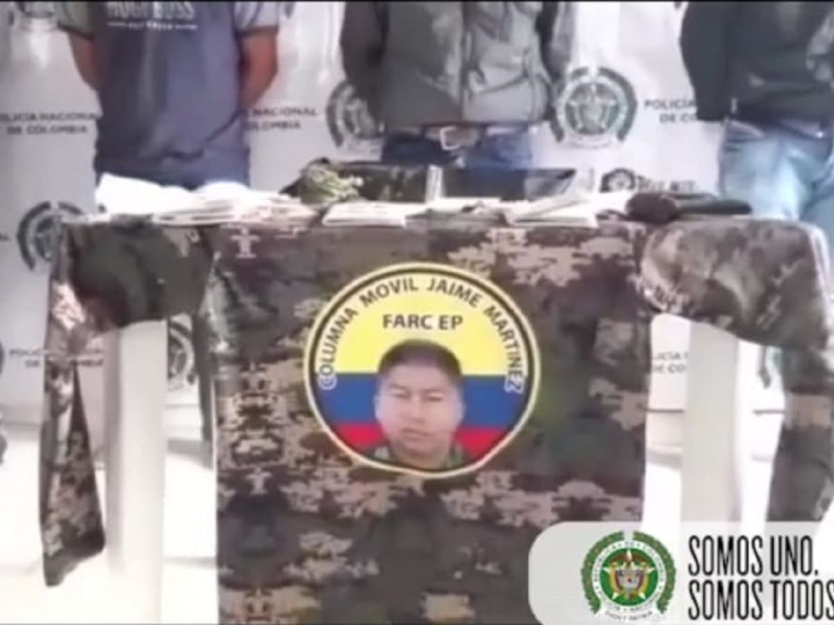 Capturan en el Cauca a cuatro miembros de las disidencias armadas
