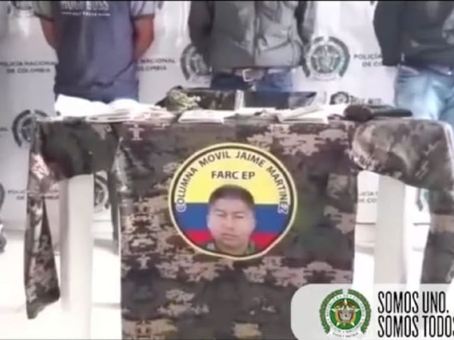 Capturan en el Cauca a cuatro miembros de las disidencias armadas