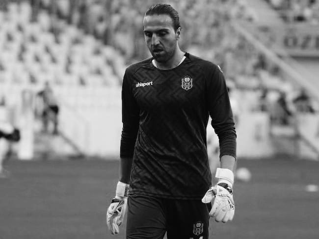 Ahmet Eyüp Türkaslan, arquero del Yeni Malatyaspor que fue encontrado sin vida tras el terremoto en Turquía / Foto: @YMSkulubu