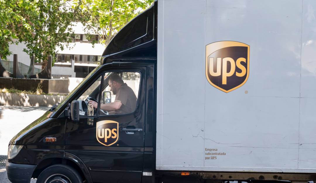 Transporte de la empresa logística UPS.                 Foto: Getty 