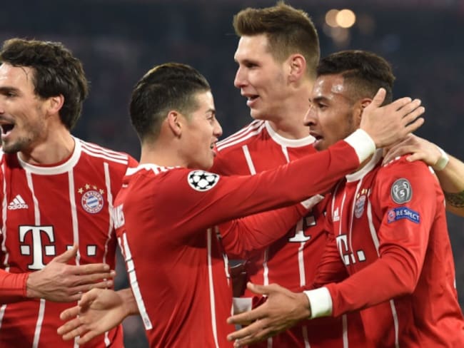 Destacada actuación de James en la victoria del Bayern sobre el PSG