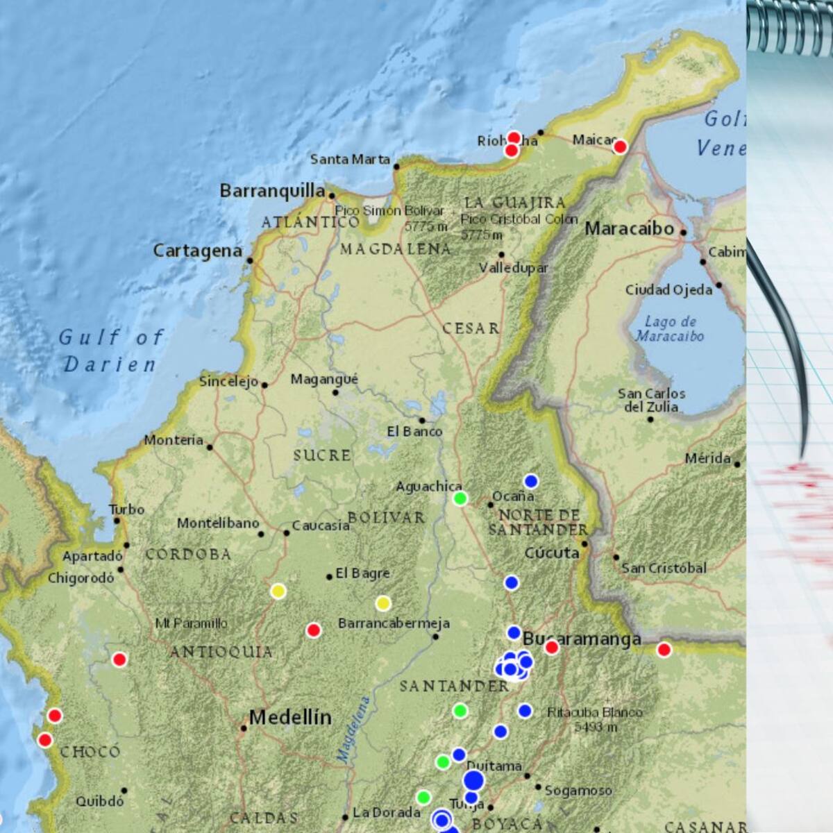 Temblor HOY 10 de marzo en Colombia: epicentro, magnitud y zonas afectadas
