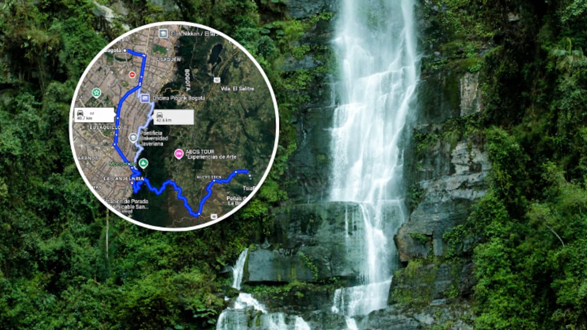 A menos de una hora de Bogotá está el mejor plan para vacaciones: la cascada más alta de Colombia
